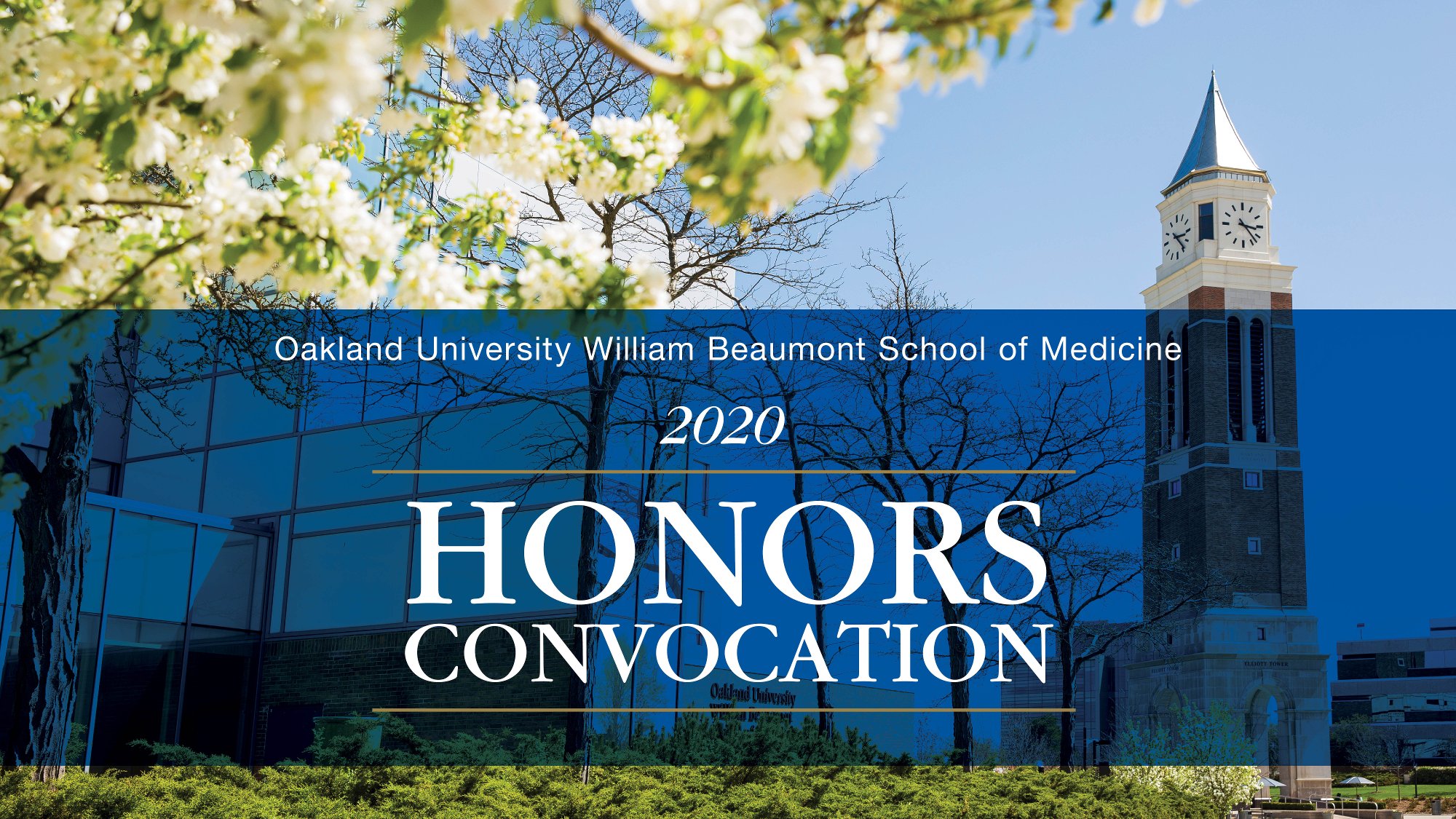 2020 Honors Convocation at OUWB offers different look, same significance